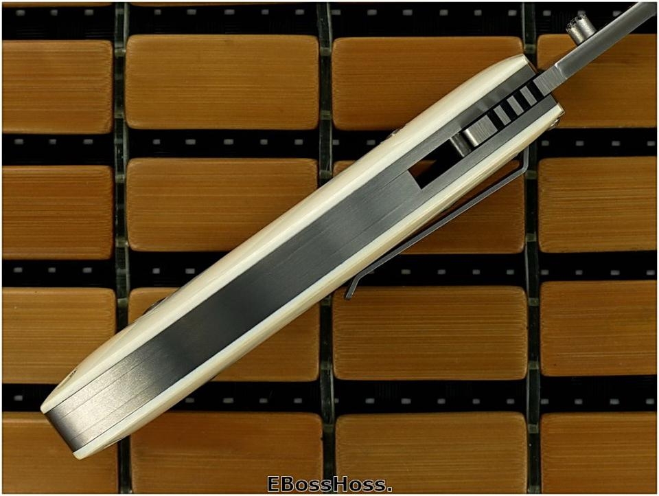 Bob Dozier Pre-Ban Ivory Large Folding Hunter (DK-LFH)